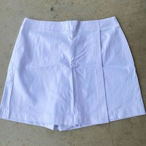 Vintage Paul Harris Design White Skort, Size 14